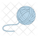 Woolen ball with thread  Icon
