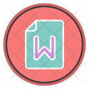 Word Count File Icon