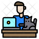 Work From Home  Icon