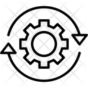 Work Process Icon - Download in Line Style