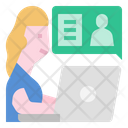 Work Remotely Icon