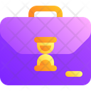 Work Time Briefcase Icon