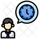 Work Time Job Time Interview Time Icon