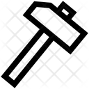 Work Tool Nail Hammer Nail Fixer Icon