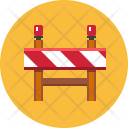 Construction Barrier Work Icon