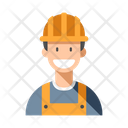 Worker Man Constructor Icon