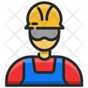 Worker Helmet Avatar Icon