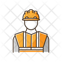 Worker In Uniform Icon