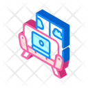 Working Couch Isometric Icon