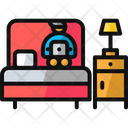 Working On Bed Icon