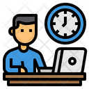 Working Time Time Management Office Icon