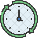 Working Time Work Time Clock Icon