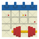 Workout Schedule Health Icon