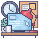 Work Desk Workplace Icon