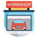Workshop Garage Car Service Icon