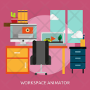 Workspace Animator Building Icon