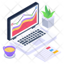 Online Business Business Chart Online Analytics Icon