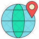 World Map Pointer Icon