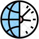 World Clock Clock Worldwide Time Icon