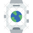 World Clock Smartwatch App Smartwatch Icon