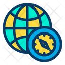 World Compass Direction Tool Icon