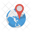 Location World Map Icon