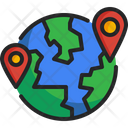 World Earth Location Icon