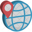 World Navigation World Location Worldwide Icon