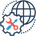 Setup Spanner Screwdriver Icon