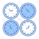 World Time Office Clocks Clock Icon