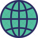Worldwide International Around The Globe Icon