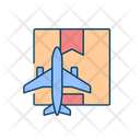 Worldwide Air Shipping Service Icon