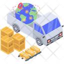 Worldwide Freight Icon