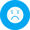 Worried Emoji Face Icon
