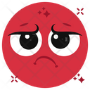 Worried Face Emoji Emoticon Icon