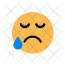 Worried Face Emoji Emoticons Icon