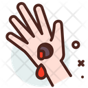 Wounds Injured Hand Wound Icon