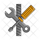 Wrench With Screwdriver Icon