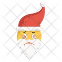 Wrinkle Eye Santa Christmas Icon
