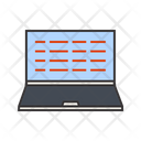 Writing Laptop Icon