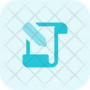 Writing Paper Paper And Pencil Script Writing Icon