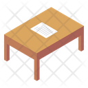 Writing Table Teacher Table Furniture Icon