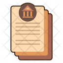 Written Documents Paperwork Article Icon