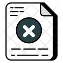 Wrong File  Icon