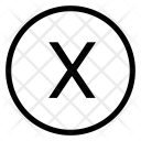 Xbox x button Icon
