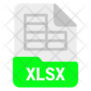 Xlsx File Format Icon