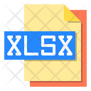 Xlsx File File Type Icon