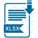 Xlsx File Format Icon