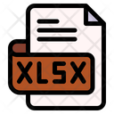Xlsx File Type File Format Icon