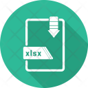 Xlsx Formats File Icon